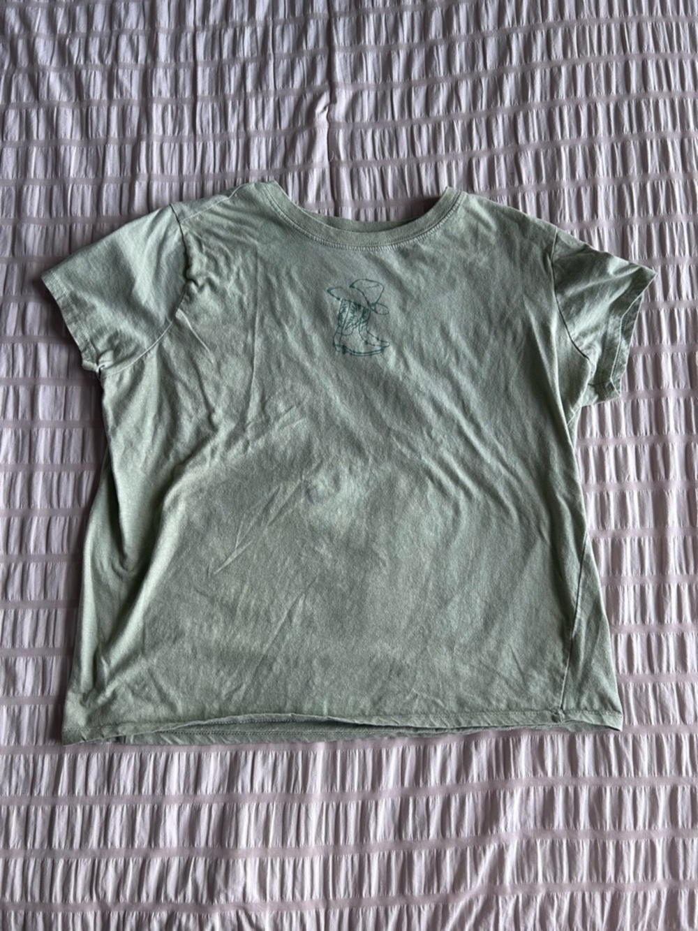Kind Regards Green Western Rodeo Baby Tee (XL)